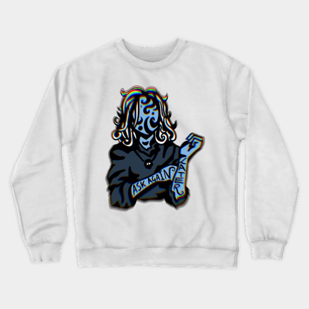 Ask Again Later. Dreamcore in Cloud Blue Crewneck Sweatshirt by TheDoodlemancer